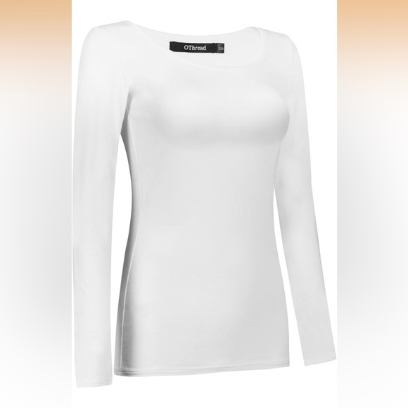 Tops - O thread white long sleeve tee